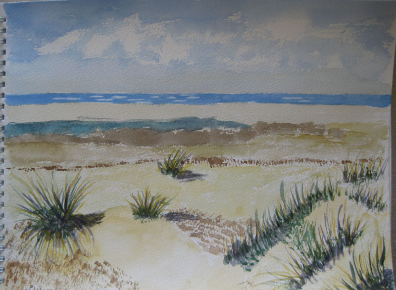 Edna's sea, sand and marram grass